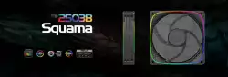 Geometric Future Комплект вентилатори Fan Pack 3-in-1 - Squama 2503B Black