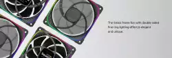Geometric Future Комплект вентилатори Fan Pack 3-in-1 - Squama 2503B Black