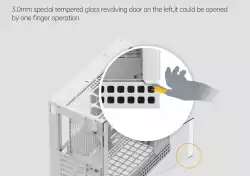 Geometric Future кутия Case EATX - Model 4 Lancelot White