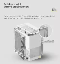 Geometric Future кутия Case EATX - Model 4 Lancelot White