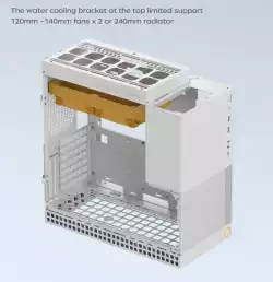Geometric Future кутия Case EATX - Model 4 Lancelot White