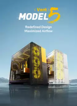 Geometric Future кутия Case EATX - Model 5 Vent Black/Yellow