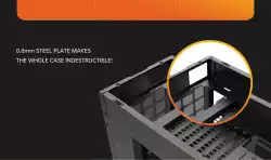 Geometric Future кутия Case EATX - Model 6 Cezanne Black