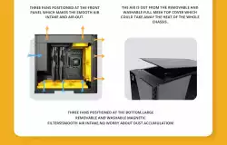 Geometric Future кутия Case EATX - Model 6 Cezanne Black