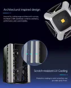 Geometric Future кутия Case mATX - Model 2 THE ARK Mesh White