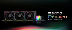 Geometric Future водно охлаждане Water Cooling - Eskimo Pro 420 White - Addressable RGB, LGA1851/AM5