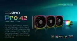 Geometric Future водно охлаждане Water Cooling - Eskimo Pro 420 Black - Addressable RGB, LGA1851/AM5