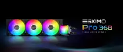 Geometric Future водно охлаждане Water Cooling - Eskimo Pro 360 Black - Addressable RGB, LGA1851/AM5