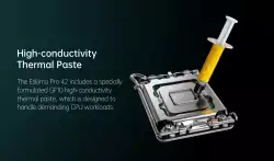 Geometric Future водно охлаждане Water Cooling - Eskimo Pro 420 Black - Addressable RGB, LGA1851/AM5