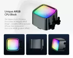 Geometric Future водно охлаждане Water Cooling - Eskimo Pro 360 Black - Addressable RGB, LGA1851/AM5