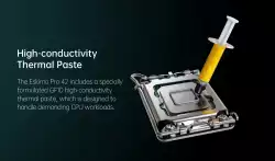 Geometric Future водно охлаждане Water Cooling - Eskimo Pro 420 White - Addressable RGB, LGA1851/AM5