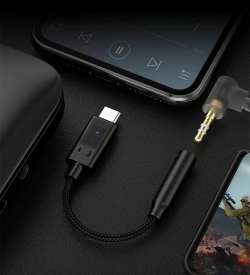 KZ преходник Adapter Type-C M to 3.5mm Hi-Fi DAC Amplifier with EQ - AM02