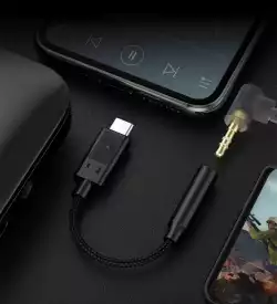 KZ преходник Adapter Type-C M to 3.5mm Hi-Fi DAC Amplifier with EQ - AM02