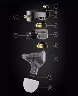 KZ професионални слушалки Hi-Fi In-Ear-Monitors - Castor Pro Gray No Mic - Bass Up Edition                          
