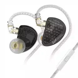KZ професионални слушалки Hi-Fi In-Ear-Monitors - AS16 PRO - Mic, Black