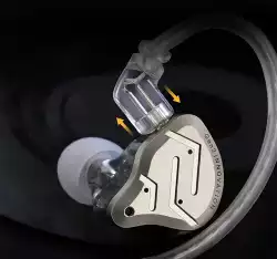 KZ професионални слушалки Hi-Fi In-Ear-Monitors - ZSN PRO 2 Midnight Black (Limited version), Mic