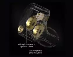 KZ професионални слушалки Hi-Fi In-Ear-Monitors - Castor Pro Silver Mic - Harman Edition