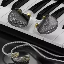 KZ професионални слушалки Hi-Fi In-Ear-Monitors - AS16 PRO - Mic, Black