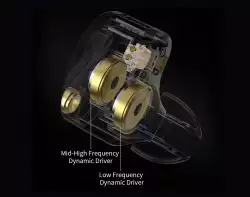 KZ професионални слушалки Hi-Fi In-Ear-Monitors - Castor Pro Gray No Mic - Bass Up Edition
