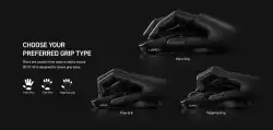 Lamzu професионална геймърска мишка ATLANTIS OG V2 4K - Wireless Gaming Mouse - Black