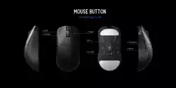 Lamzu професионална геймърска мишка INCA 8K - Wireless Gaming Mouse - White