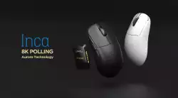 Lamzu професионална геймърска мишка INCA 8K - Wireless Gaming Mouse - Black