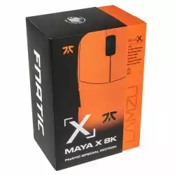 Lamzu професионална геймърска мишка MAYA X 8K - Wireless Gaming Mouse - Fnatic Special Edition Orange