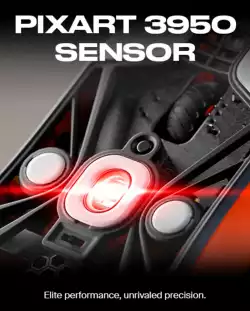 Lamzu професионална геймърска мишка MAYA X 8K - Wireless Gaming Mouse - Fnatic Special Edition Orange