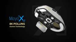 Lamzu професионална геймърска мишка MAYA X 8K - Wireless Gaming Mouse - Cloud Grey