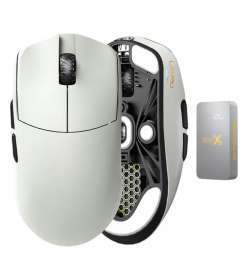 Lamzu професионална геймърска мишка MAYA X 8K - Wireless Gaming Mouse - Cloud Grey