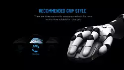 Lamzu професионална геймърска мишка INCA 8K - Wireless Gaming Mouse - Black