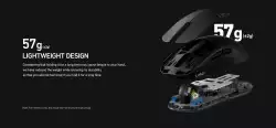 Lamzu професионална геймърска мишка ATLANTIS OG V2 4K - Wireless Gaming Mouse - Black