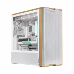 Lian Li кутия Case ATX - LANCOOL 217 WOOD - White                          