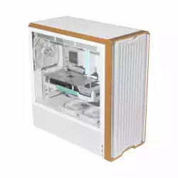 Lian Li кутия Case ATX - LANCOOL 217 WOOD - White