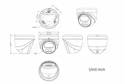 Longse охранителна камера IP Camera Dome - CMSBFG200 - 2MP, PoE, 3.6mm