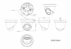 Longse охранителна камера IP Camera Dome - CMSDGC200 - 2MP, PoE, 3.6mm