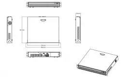 Longse записващо устройство за камери NVR 16CH 4K POE 4xHDD - NVR3616HP