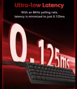 Madlions професионална геймърска механична клавиатура Professional Gaming Mechanical Keyboard MAD 60 HE Flagship V2 - 8K, Magnetic Amber Pro Switches - White