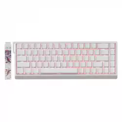 Madlions професионална геймърска механична клавиатура Professional Gaming Mechanical Keyboard MAD 68 HE RGB - 1K, Magnetic Amber Pro Switches - White