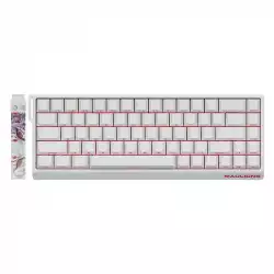 Madlions професионална геймърска механична клавиатура Professional Gaming Mechanical Keyboard MAD 68 R White- 8K, Kunlun Magnetic Switches [Linear]