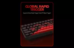 Madlions професионална геймърска механична клавиатура Professional Gaming Mechanical Keyboard MAD 68 PRO - Black, 8K, Sealed Silver Magnetic [Linear]