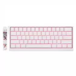 Madlions професионална геймърска механична клавиатура Professional Gaming Mechanical Keyboard MAD 60 HE Flagship V2 - 8K, Magnetic Amber Pro Switches - White