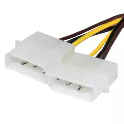 Makki Адаптер Adapter 2xMolex to 6pin PCI-E VGA - MAKKI-CE313-0.15m