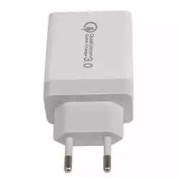 Makki бързо зарядно Fast Charger - QC3.0+3xUSB 30W White - MAKKI-QC48W4