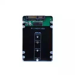 Makki кутия за ссд Caddy Convertor M.2 NGFF SSD to 2.5" SATA3, Aluminium - MAKKI-M2-NGFF-2.5