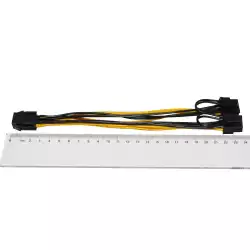 Makki Mining PCI-E Splitter 6pin -> 2x 8pin - MAKKI-CABLE-PCIE6-TO-2x8
