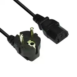 Makki Захранващ кабел Power Cord Computer schuko 220V - MAKKI-CE021-1.8m-1.0mm                          