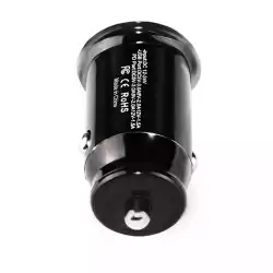 Makki зарядно за кола Fast Charger Car - Type-C + USB QC3.0  20W - MAKKI-CC20W02-BK