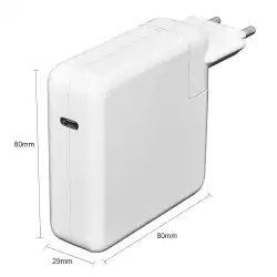 Makki зарядно за лаптоп заместител Laptop Adapter Apple - 87W TYPE-C With USB-C Cable - MAKKI-NA-AP-38