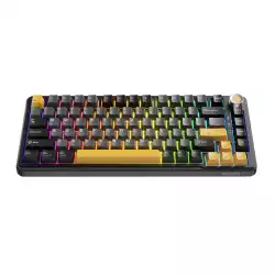 Marvo безжична механична геймърска клавиатура Wireless Gaming Mechanical keyboard Titan 75 - KG985W Black - Banana Crystal [Linear]